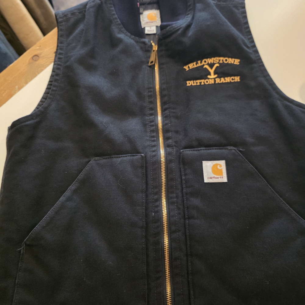 Carhartt Men's Size Small Yellowstone Dutton Ranch Themed Vest